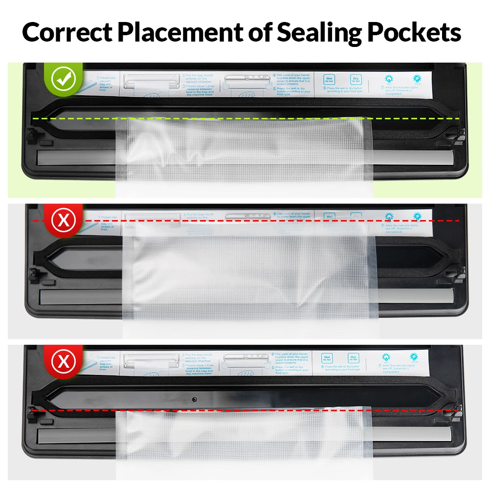 Vacuum Packaging Machine Double Pump Thermal Sealing Vacuum Sealer Plastic Bags Sealer Degasser Vacuum Sealer Machine 6