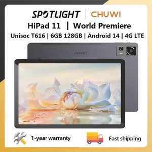 CHUWI HiPad 11 Tablet 10.95inch 1920x1200 FHD 4G LTE Unisoc T616 6GB LPDDR4 128GB Android 14 Tablet PC for Gaming Widevine L1