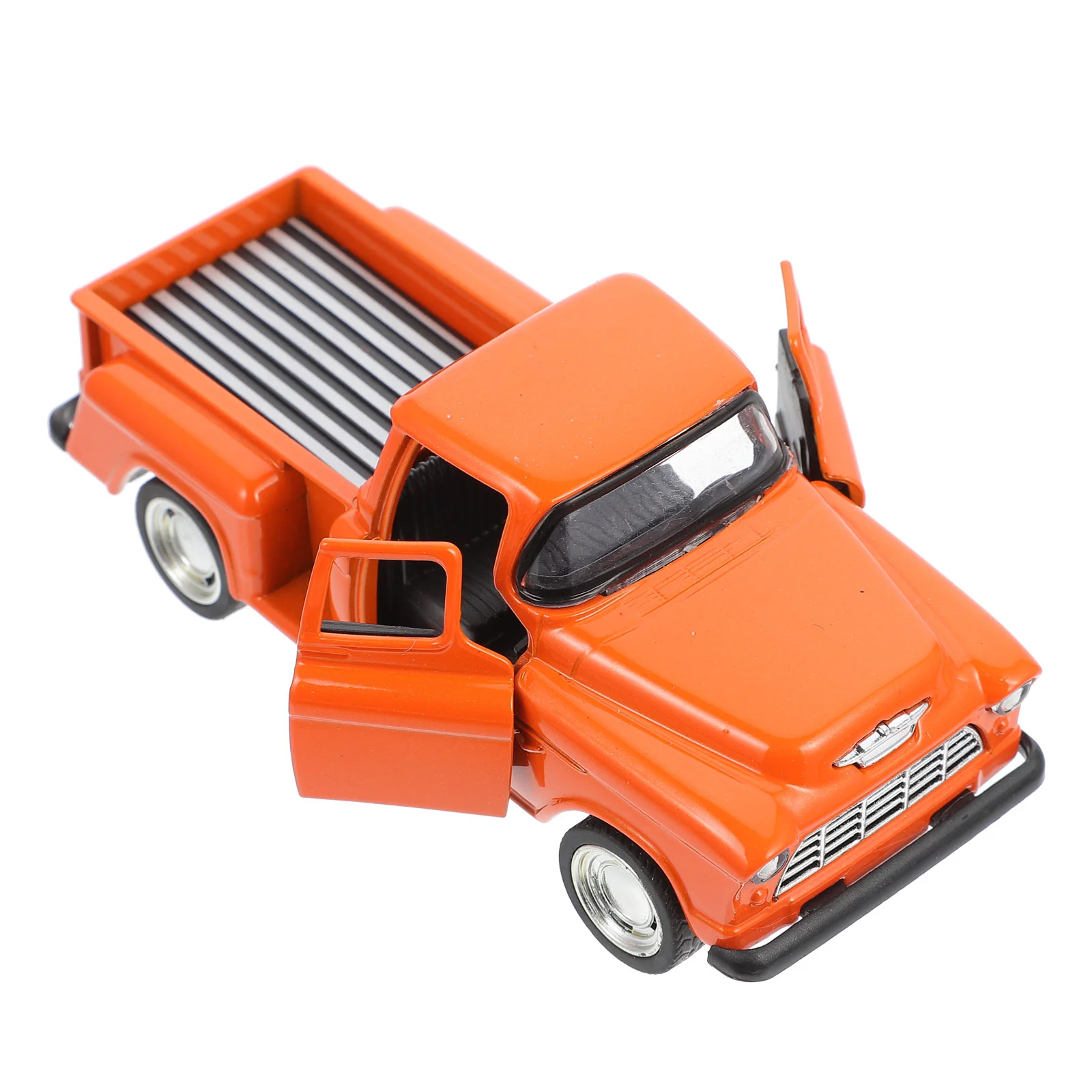

Christmas Train Toys for Kid Pickup Truck Model Orange Decorations Miniature Car