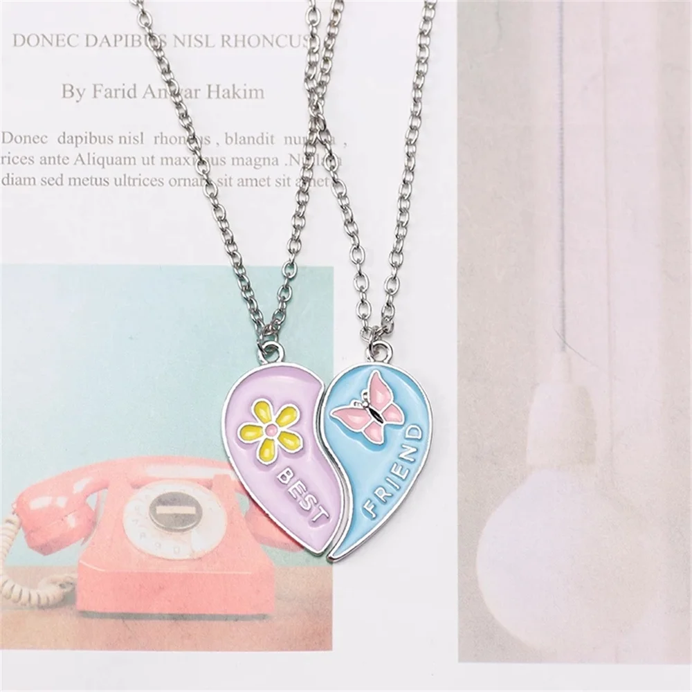 Pc Fashion Best Friends Adjustable Love Couple Pendant
