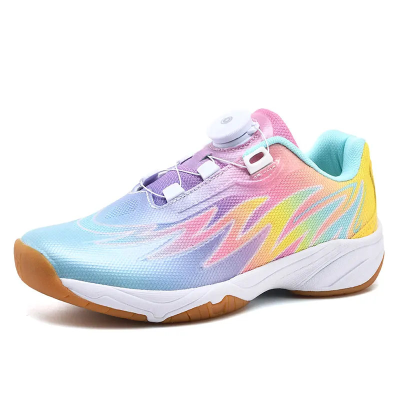 

New Table Tennis Shoes for Kids Children Girls Boys Badminton Shoes Breathable Anti-skid Badminton Sneakers Indoor Sport Shoes