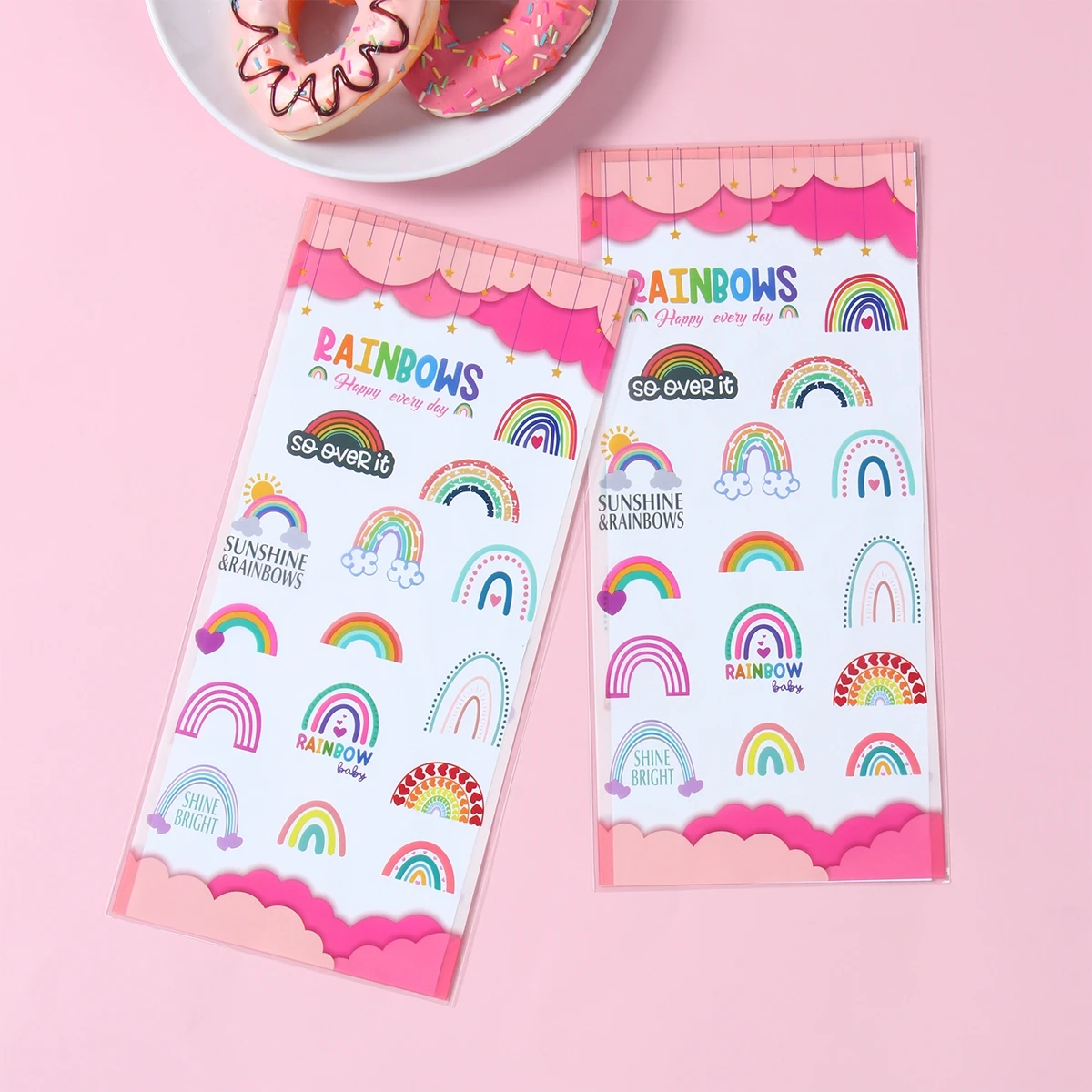 Valise - Boucle D'oreille Fille à La Perle - Motifs - Arc-en-ciel