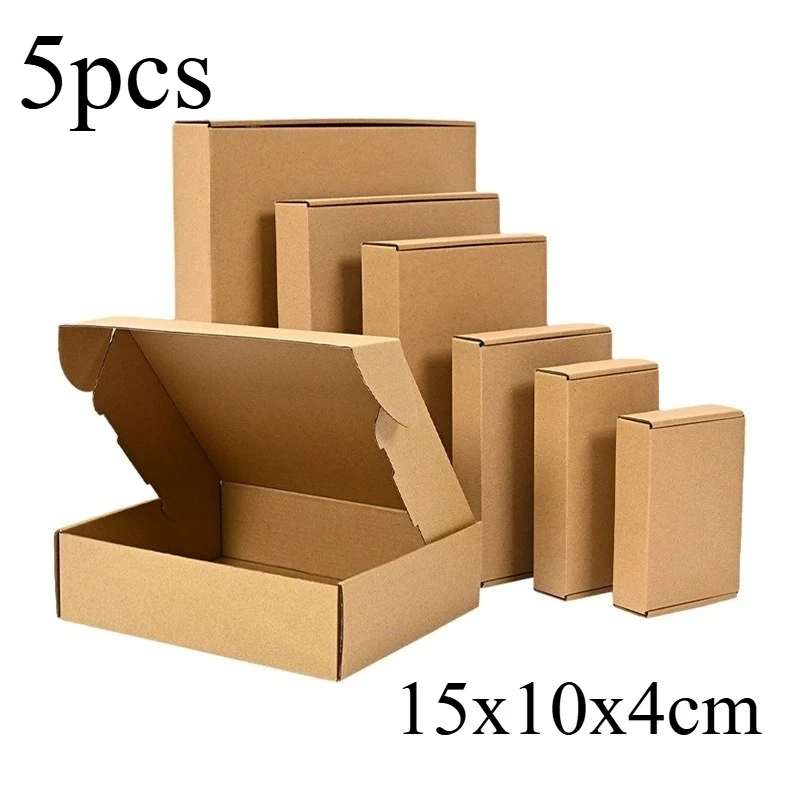 5/10/20 pièces boîte ondulée Mailers pour Pack de courrier boîte d'expédition en carton marron boîte ondulée boîte d'expédition de courrier produit