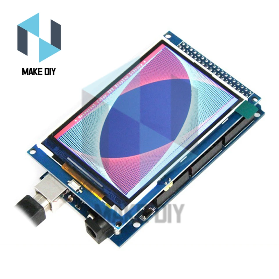

3.5 inch 480*320 TFT LCD Module 65K Color Display 16-bit Parallel Interface For Arduino Mega2560 Direct Plug-in