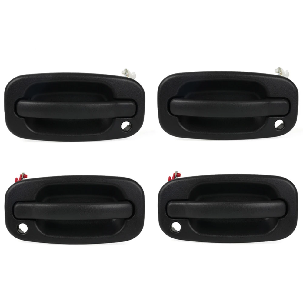 

4pc Outside Door Handles Set For 1999-2006 Silverado Tahoe Sierra Yukon 15034985 Direct Replacement Practical And Durable