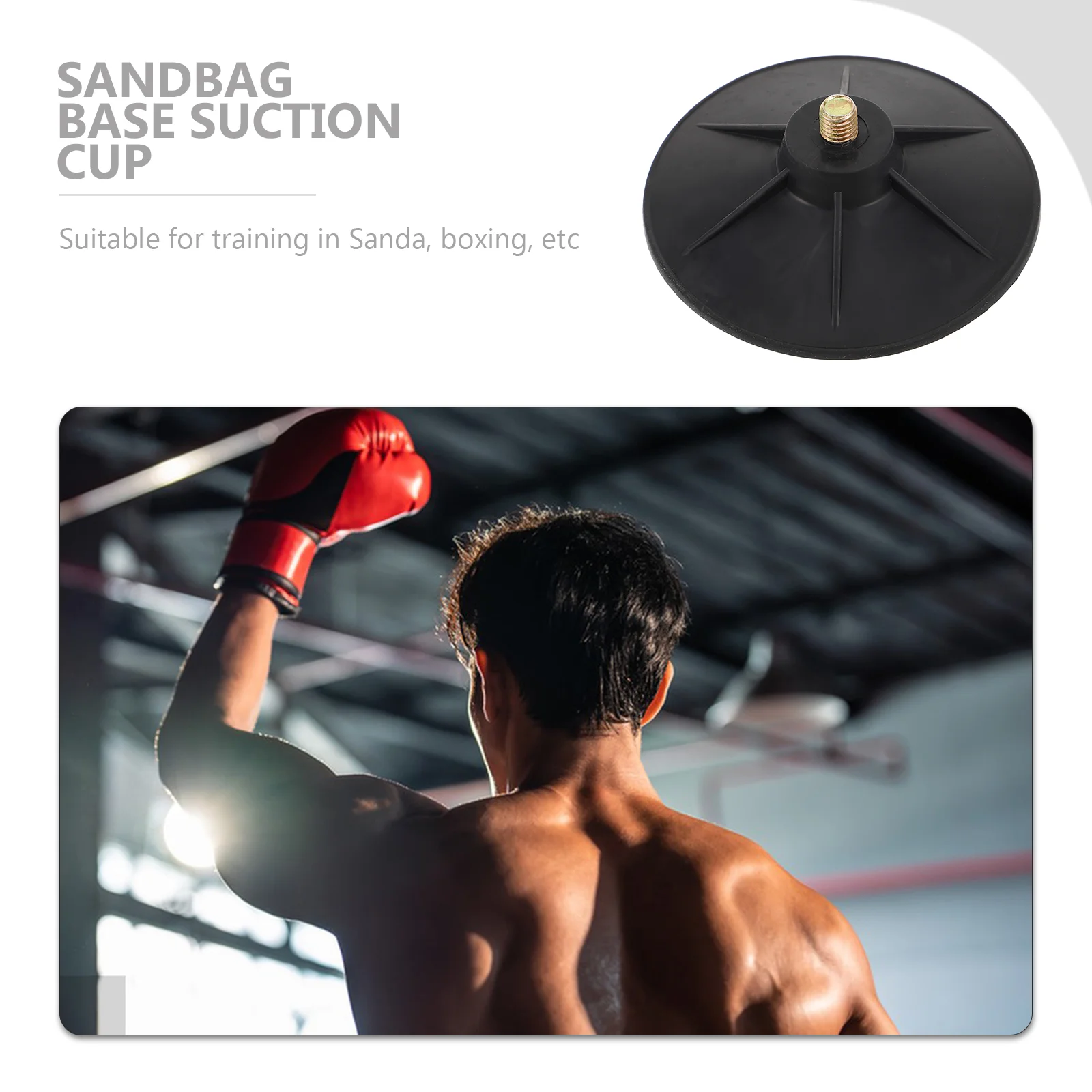 6 Pcs Boxing Punching Heavy Anchor Equipment Sandbag Training Silicone Stand