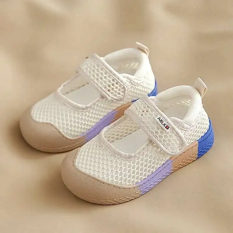 Summer Baby Girls Casual Shoes Infant Toddler Shoes Comfortable Kindergarten Kids Shoes Breathable Mesh Children Sneakers