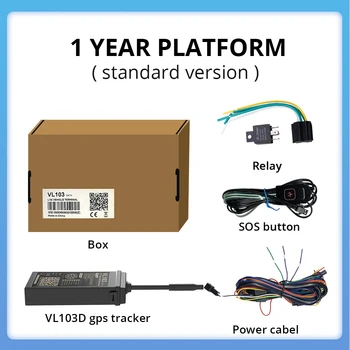 Jimi VL103D/M 4G Car GPS Tracker With Real-time Tracking Smart Alerts IP66 Waterproof Driving Behavior Remote Cut-Off Free APP 7