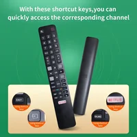 RC802N YAI2 Replacement TCL Smart TV Remote Control For TCL TV 4K HDTV P20 Series C2 Series NETFLIX 4