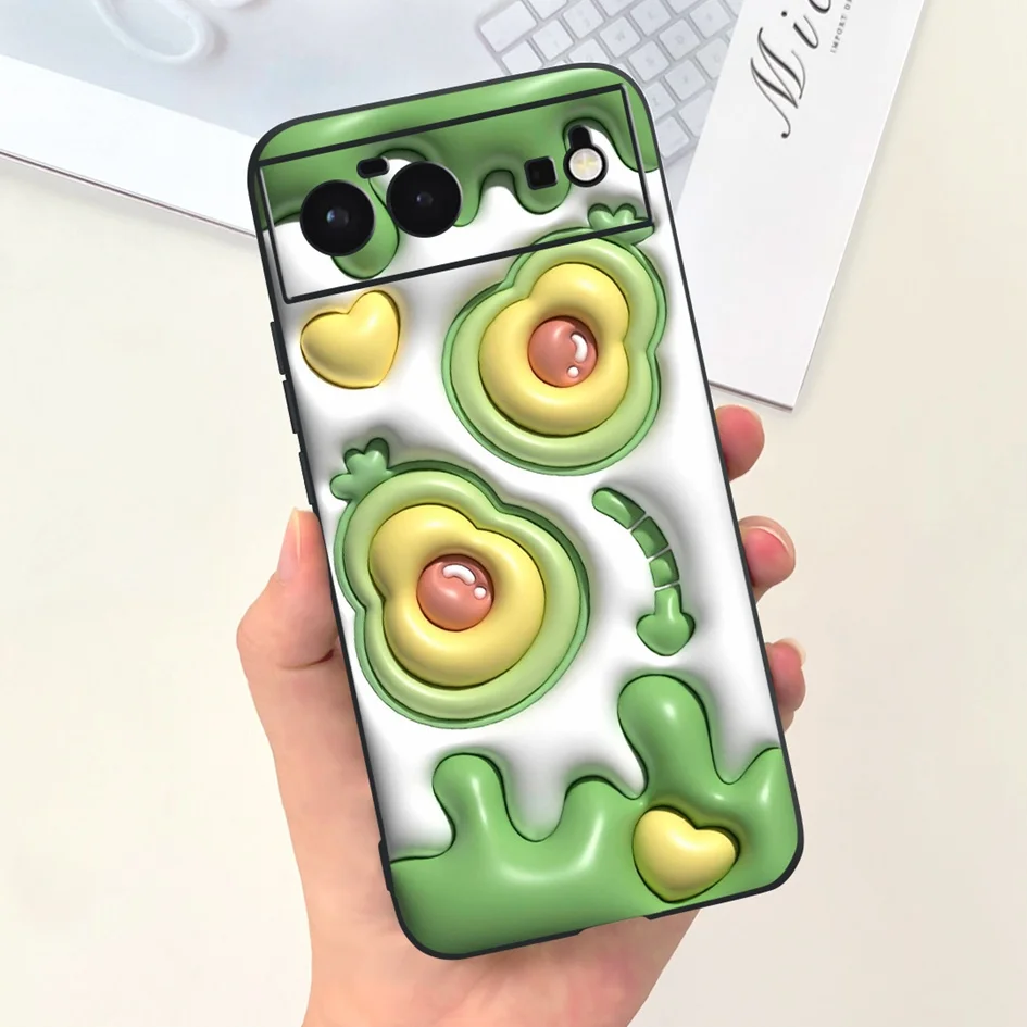Astronaut-Themed Shockproof Silicone Case - Cute and Durable Cover