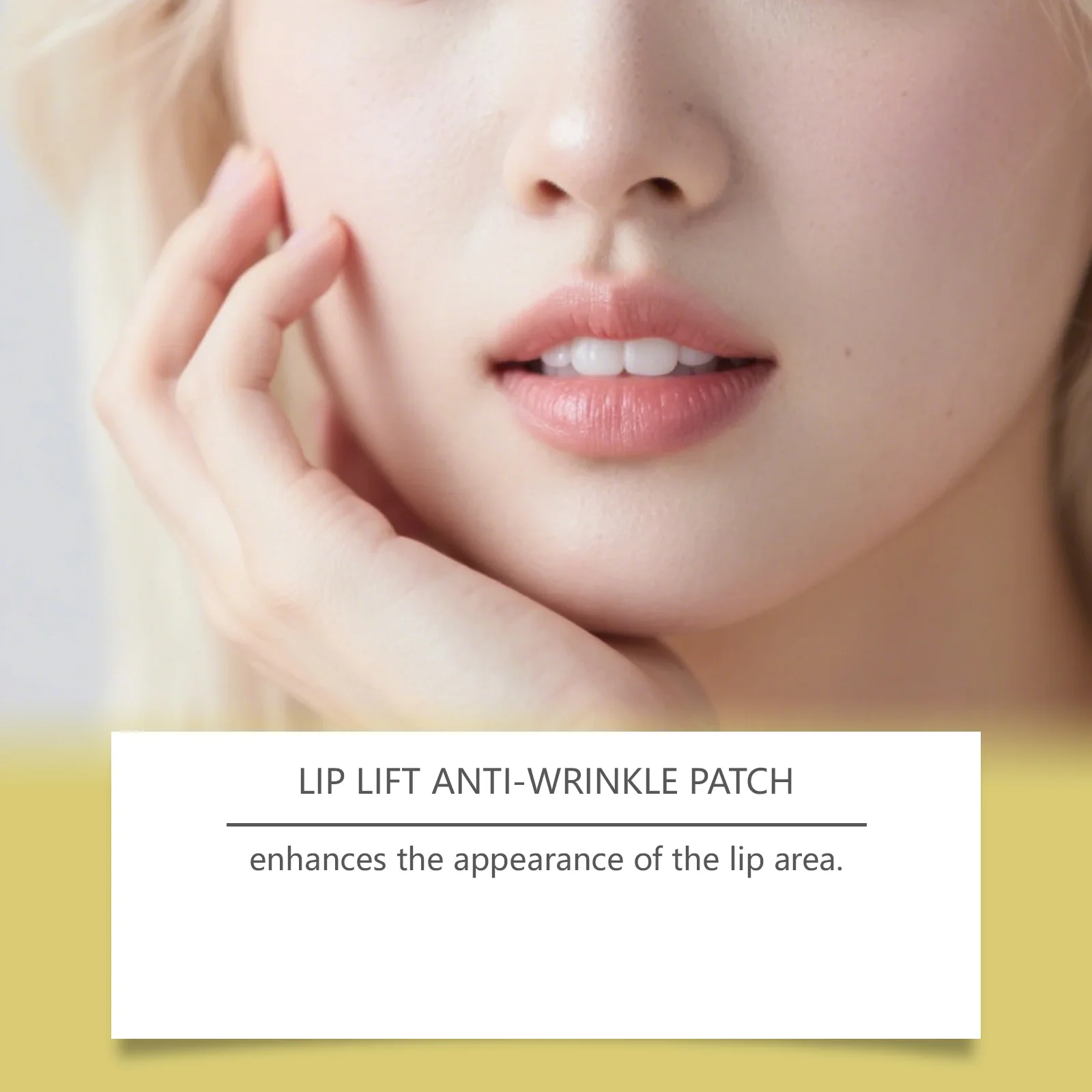 Lip Care Patch - For Daily Nourishment, Moisturizes & Soothes Lip Area, Reduces Lip Lines, Ideal for Lip Care