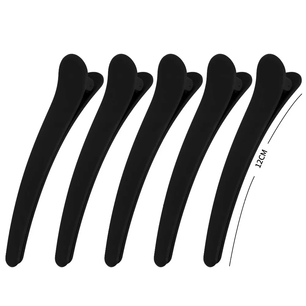 Hair Clips Black Duckbill Clip Barber Shop Commonly Used Bangs Clip Large Plate Frosted