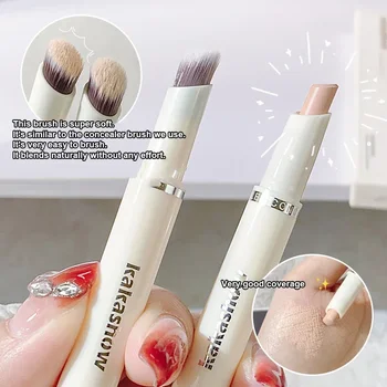 Heallor Concealer Cream Pencil Moisturising Waterproof Full Cover Dark Eye Circles Pimple Marks Double Head Foundation Concealer - Thumbnail 2
