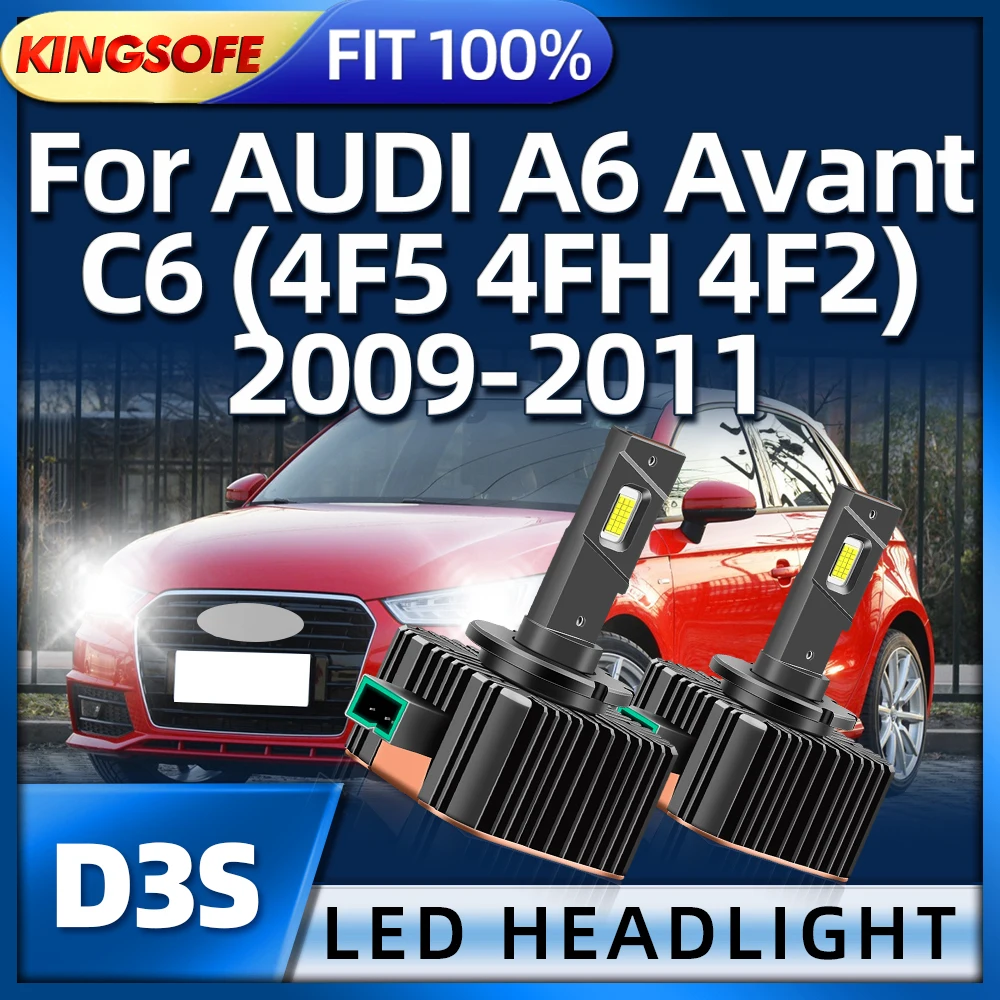 

Roadsun 45000LM LED D3S Headlight Bulbs HID CSP Chip 6000K White For AUDI A6 Avant C6 4F5 4FH 4F2 2009 2010 2011