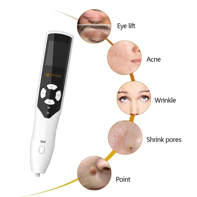 2 IN1 Professional Ozone Fibroblast Plasma Pen For Eyelid Face Lifting Wrinkle Spot Mole Freckle Removal Skin Care Anti Ageing