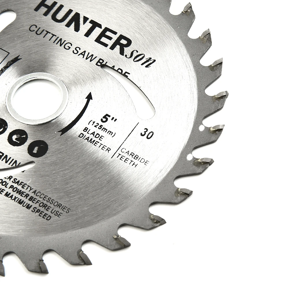 125mm 30T Circular Saw Blade Wood Cutting Blade Carbide Tipped Cutting Disc Woodworking Tool 5 Inch 20mm Aperture