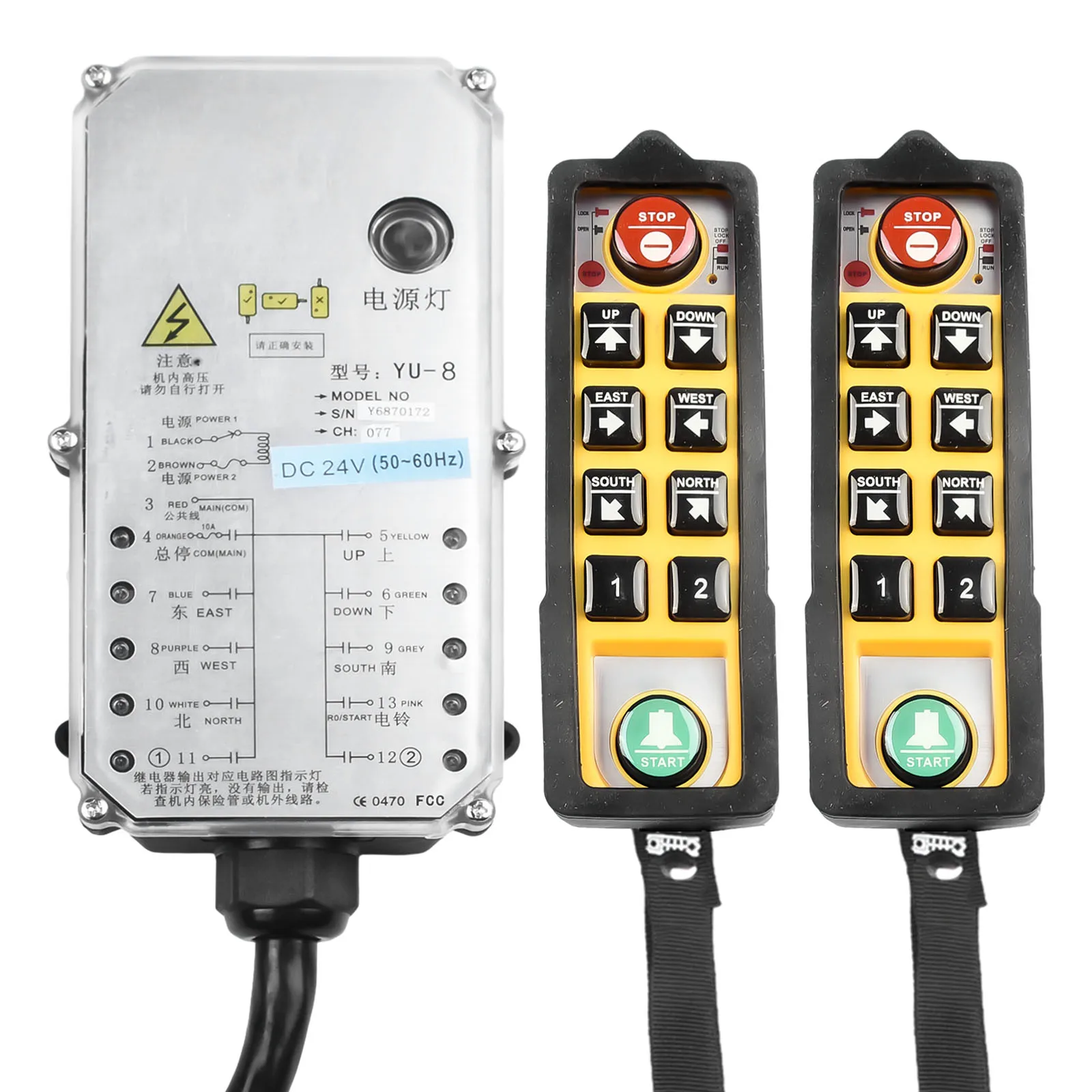 

Industrial Electric Hoist Crane Lift Controller Waterproof Oil & Acid Resistant & Adaptive to Mechanical Equipment