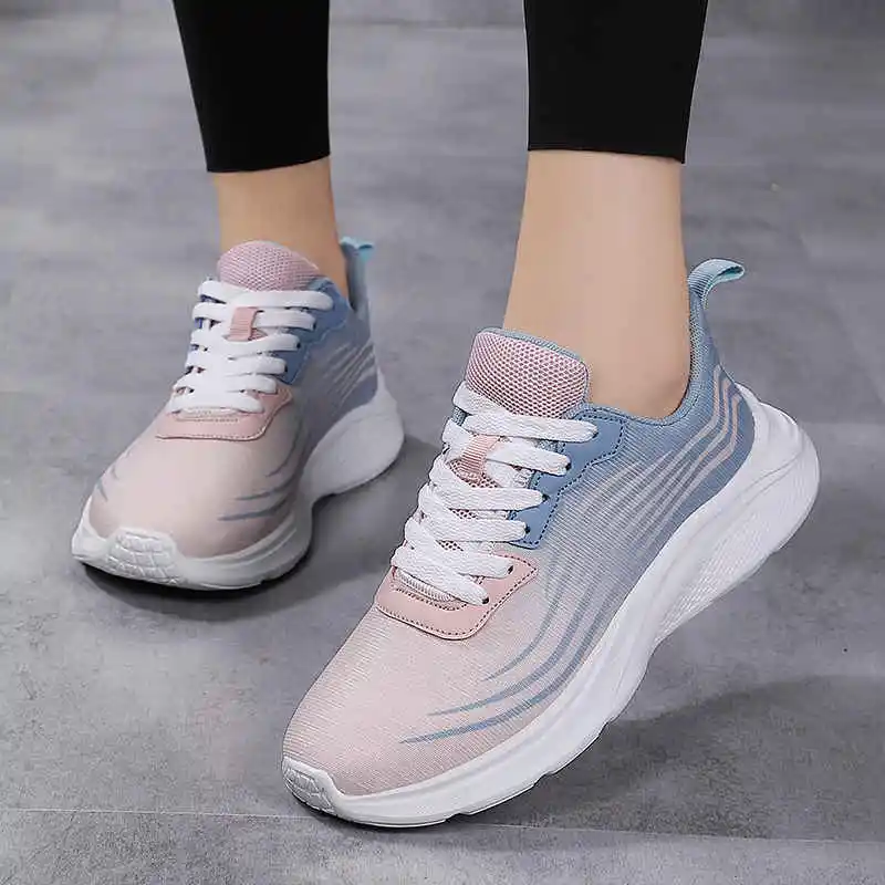 

Autumn Womens Running Sneakers Casual Platform Sports Shoes Woman Sho Woman Sneakers Without Laces Flat Woman Sport Gym Tennis