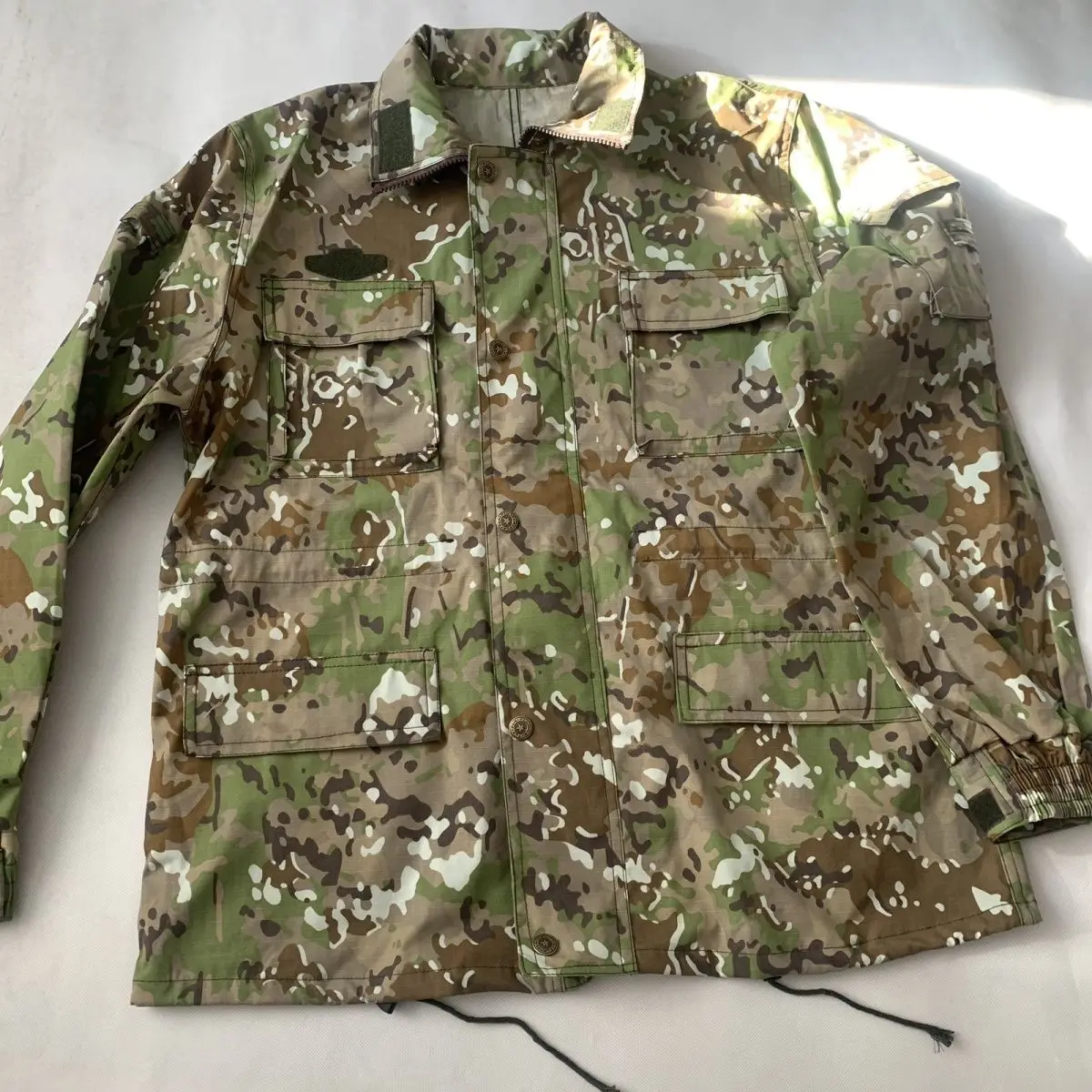 Cotton Camouflage Wear-Resistant Suit White Practice Workwear Winter