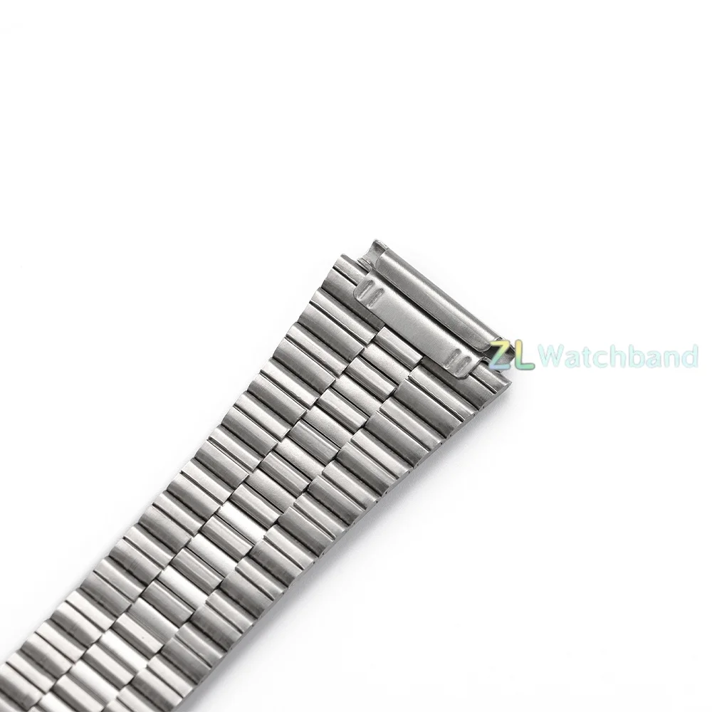 Universal Stainless Steel Watch Strap - Premium Metal Gold & Silver Replacement Wristband