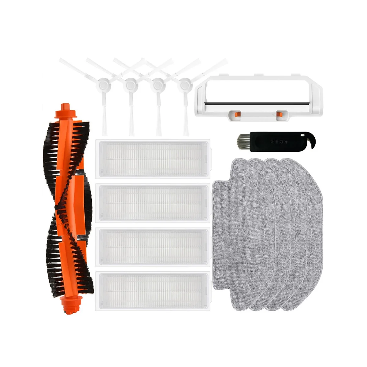 

Сменная Швабра для робота Xiaomi Mijia 3C/B106CN, запасные части, аксессуары, Hepa фильтр, тряпка, тканевая крышка