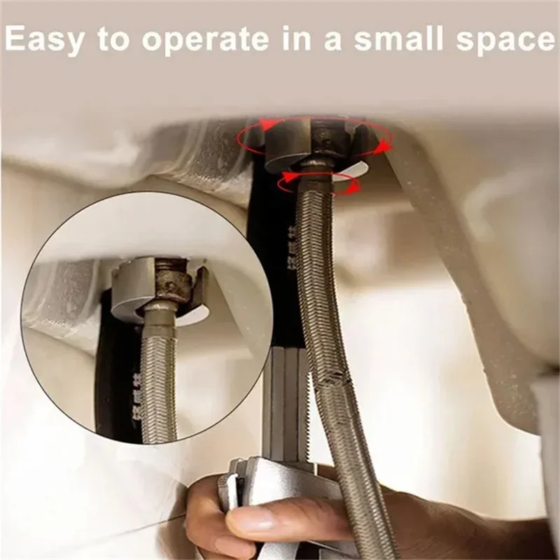 Bathroom Sewer Set Bathrooms Accessories Workshop Automotive Wrench Hand Open Adjustable Tool Spanner Pipe Tools Sink Mechanical