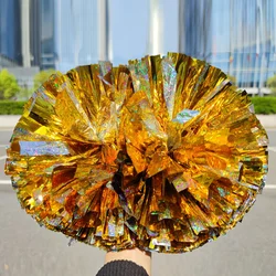 1pc 32cm Laser Film Dazzling Cheering Pompoms Sports Game Pom Poms Cheerleading Flower Ball Vocal Concert Dance Party Decorator