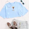 Sabrina Carpenter Espresso Album Crop Tops Sabrina Carpenter Music Gift for Fan Harajuku O-Neck Short Sleeves Crop Tops 1