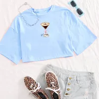 Sabrina Carpenter Espresso Album Crop Tops Sabrina Carpenter Music Gift for Fan Harajuku O-Neck Short Sleeves Crop Tops 1