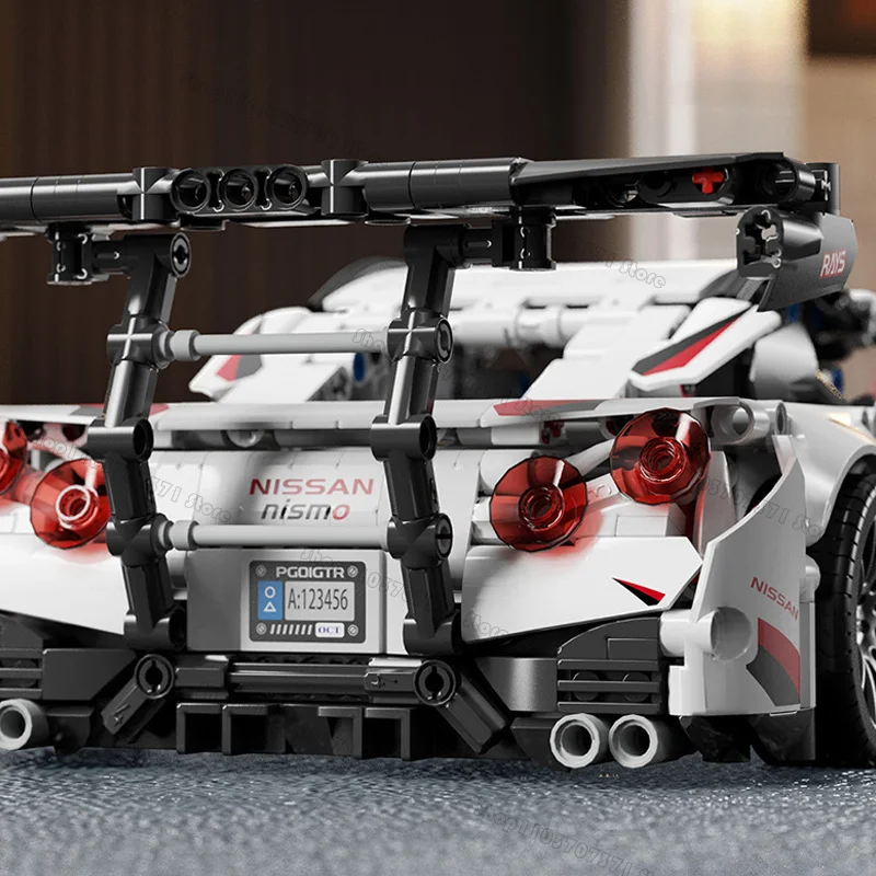 Assemble Toy 1:14 Building Blocks Compatible Concept White Sports Car Super Racing Building Blocks Brick Model 1209pcs