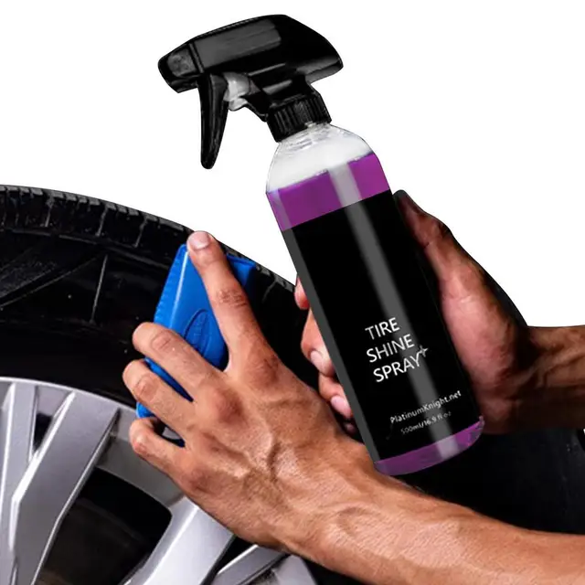 Car Tire Shine One-Step Tire Shine Spray For Precise Even Shine And Minimal  Overspray Refurbishing Agent Auto Washing - AliExpress