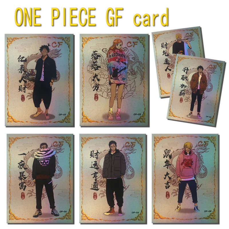 One Piece Gf Card Monkey D Rufy Sanji Nami Charlotte Katakuri Roronoa Zoro Collezione Di Giochi Giocattoli Per Bambini Regali Di Compleanno