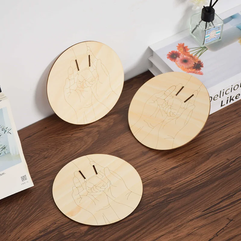 Personalizes Baby Arrivals Memory Piece Baby Birth Mementos for Gift Giving New wooden baby birth bracelet commemorative