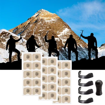 2025 New 120Pcs Mountain Climbing And Hiking Necessary Mountaineering Noses clip Training Breathing Exercises
