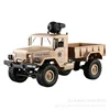 Fy001 4wd Remote-controlled Military Truck Heavy-duty Climbing Off-road Vehicle With Camera Simulation Rc Military Truck Toy 5