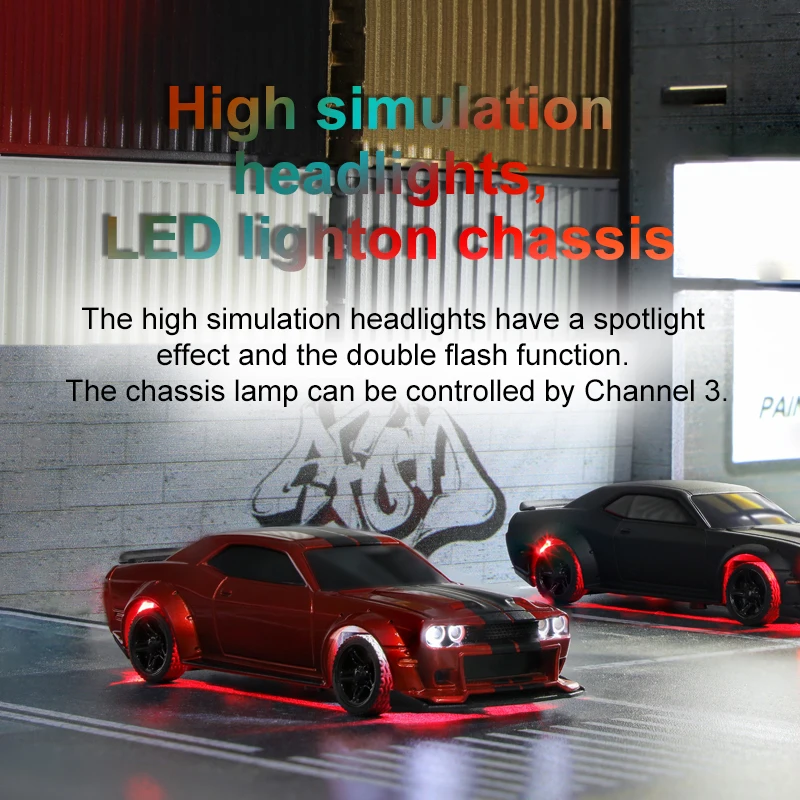1:76 C75 RTR Version MINI RC Electric Remote Control Model Car Simulated Headlights/Tires Desktop Toy for Kids Toys 6