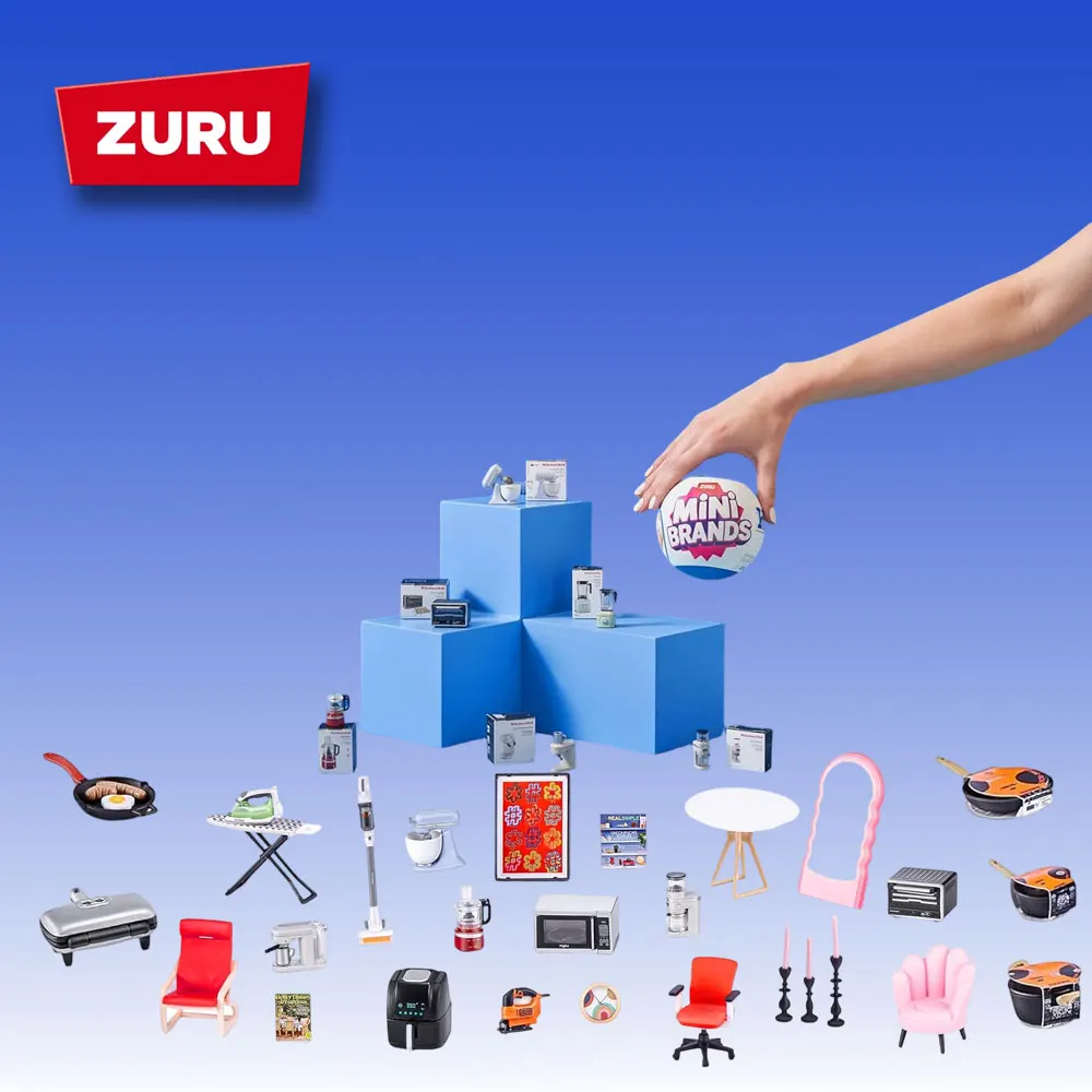 주루 5 서프라이즈 볼 미니 브랜드 홈 캡슐 시리즈 미스터리 박스 미니 하우스 컬렉션 아트워크 선물 어린이 장난감 랜덤 1개