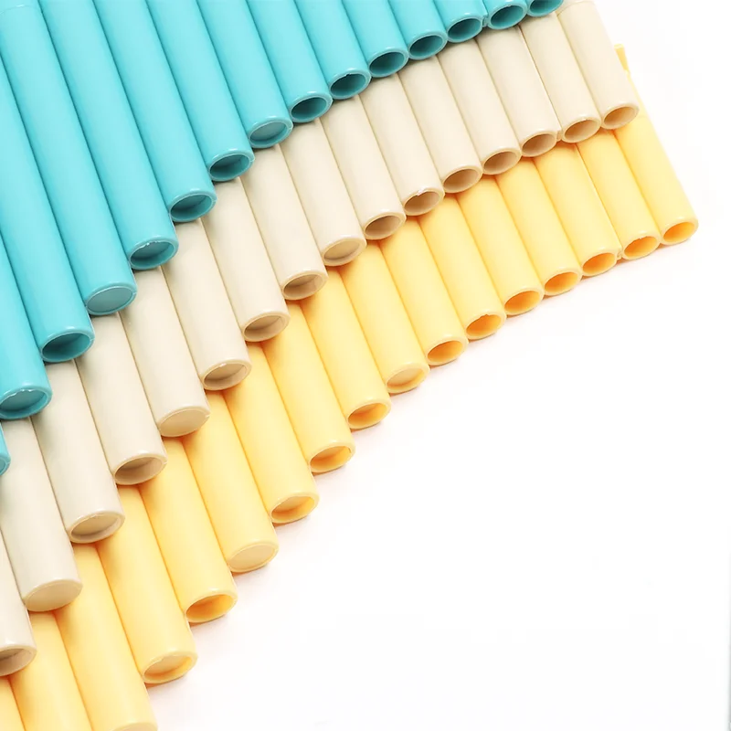 Pan Flute 18 Pipes Instrument Key of C For Student Beginners With Carrying Bag User Manual
