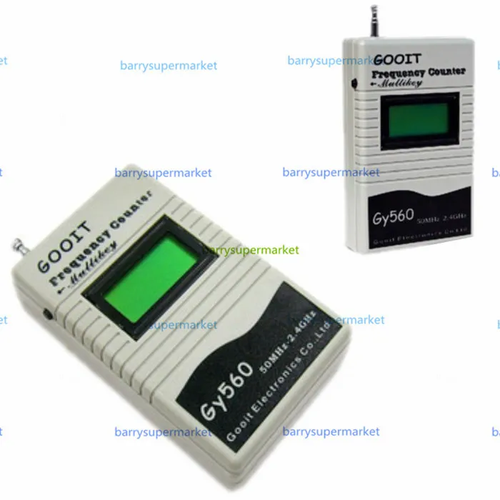 Frequency Counter Tester Frequency Meter GY560 Frequency meter Counter tester for Two-Way Radio Transceiver GSM 50MHz-2.4GHz 7 DIGIT LCD Display with Signal Meter