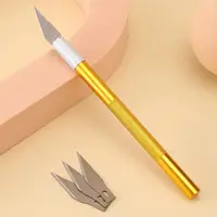 Metal Engraving Craft Knife Non-Slip Handle Gold Silver Hobby Carving Scalpel Utility Knife Art Stationery DIY Craft Supplies 1