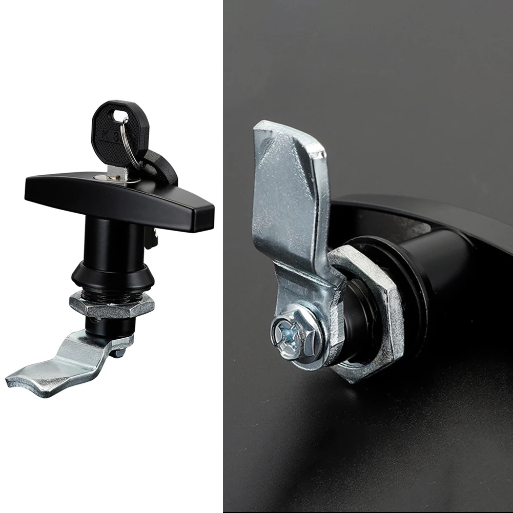 Description Picture 5 of itemT Handle Lock  Tool Box Garage Door Zinc Alloy Lock With Keys Cabinet Trailer Caravan Secure Locking Mechanism Safety Hardware