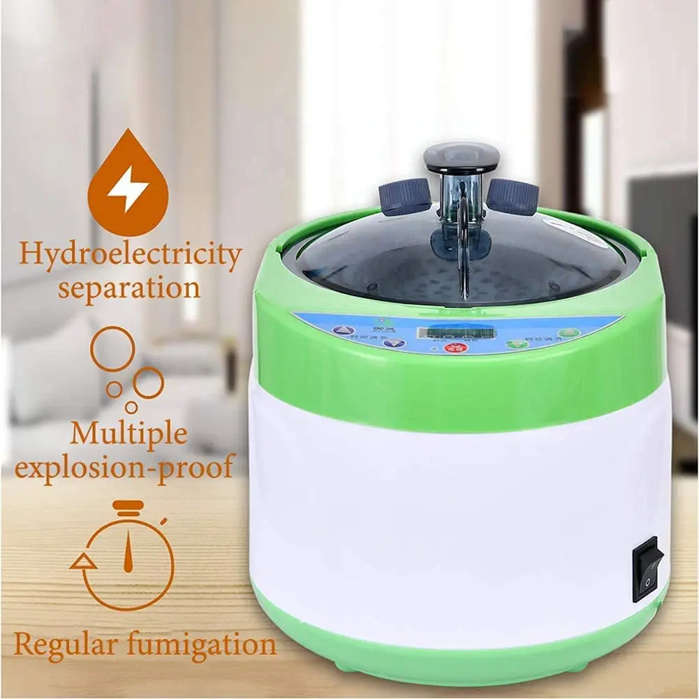 Sauna Steamer Portable 1.8L 2L 4L Upgrated Steam Pot Generator with Remote Control, Spa Machine with Timer Display Herbal Box 4