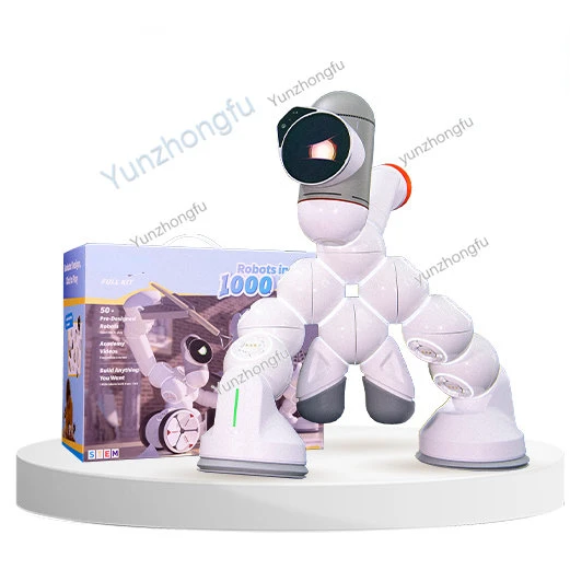 Robot Intelligent avec Pigments pour Enfant et Adulte, Chien d'Épissage  Modulaire, Cadeau de Noël - AliExpress