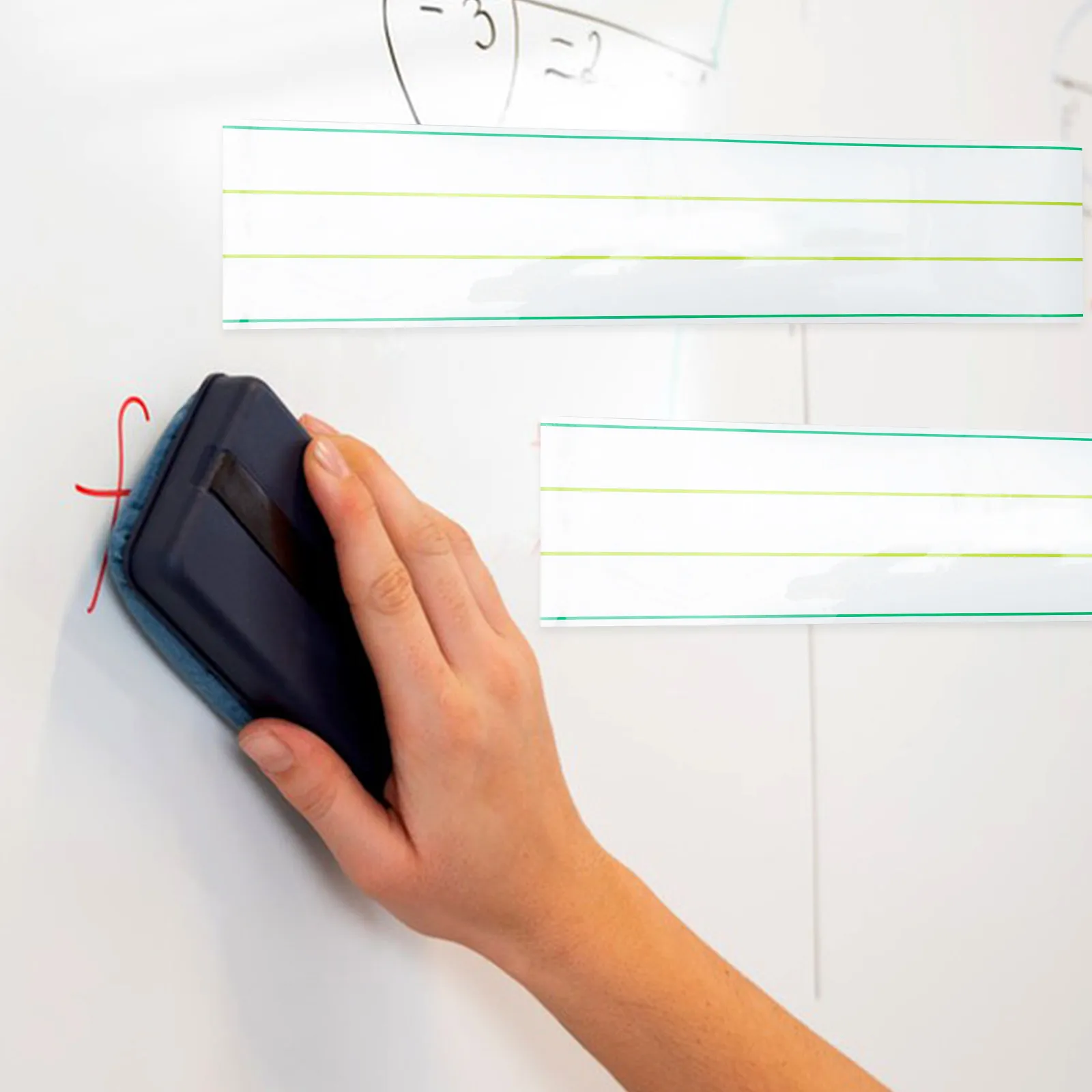 자석 문장 스트립 대형 재사용 가능 드라이 이레이즈 스트립 자석 화이트보드 쓰기 그림 그리기 드라이 이레이즈 문장 스트립