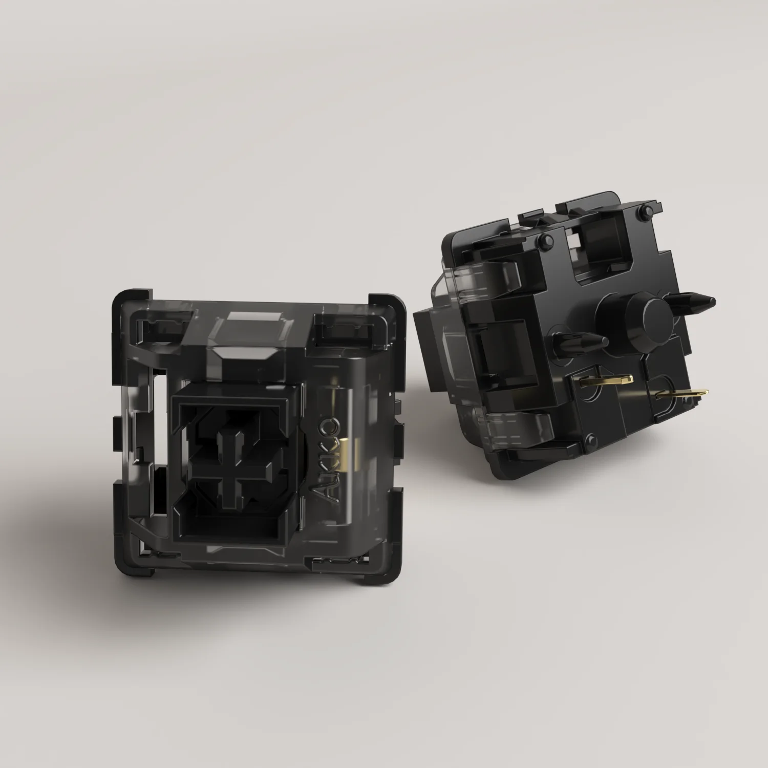 Akko V3 pro Cream Black Switches 5 Pin 55gf Linear Switch with Dustproof Stem Compatible with MX Mechanical Keyboard (45 pcs) - 2