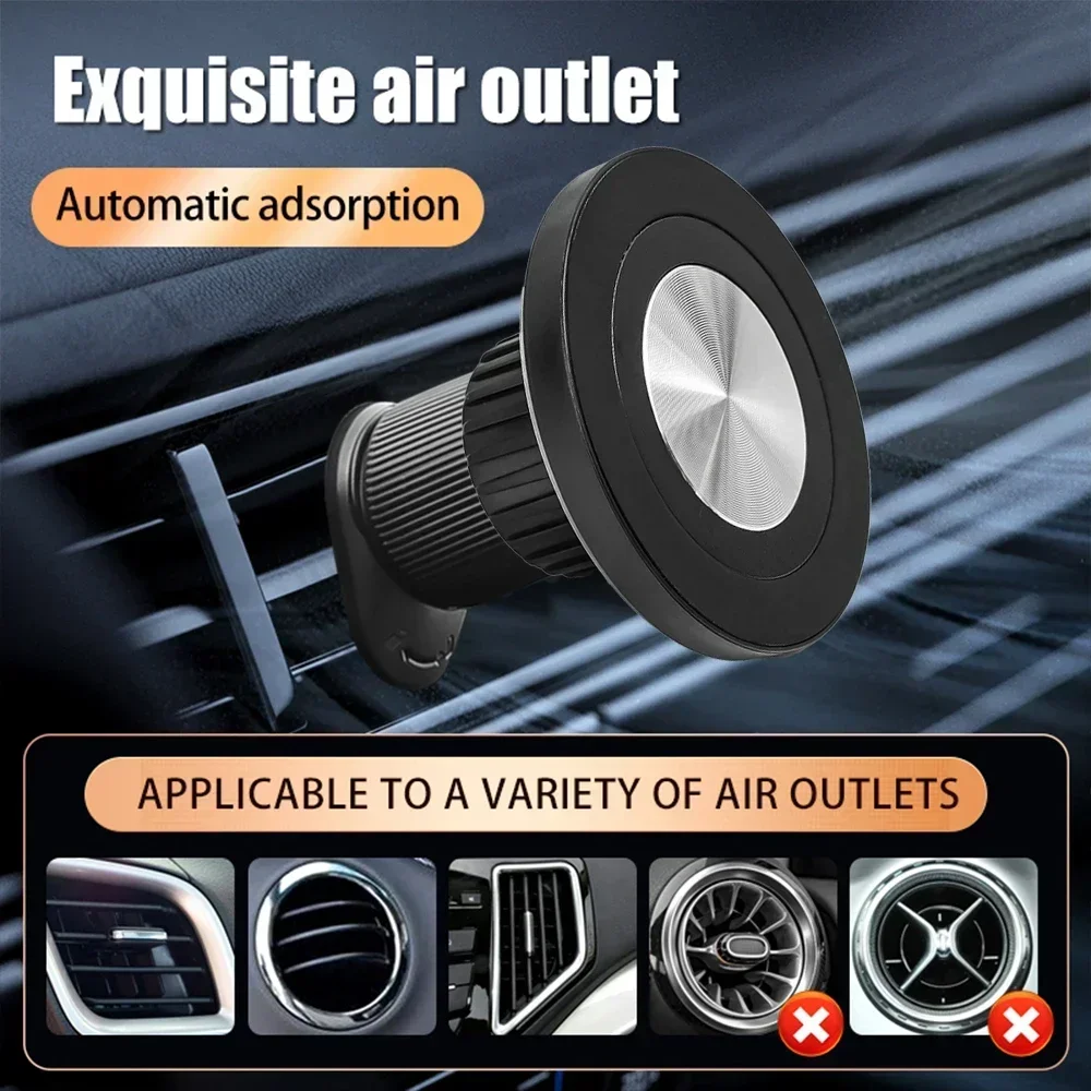 Magnetic Base for Car Phone Holder with 17mm Ball Head