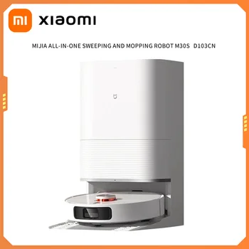 XIAOMI NORMA MIJIA M30S OMNI Infinite Robot MOP Aspirapolvere D103CN Polvere Vuota Casa Smaltimento di Sporco Macchina Autopulente Taglio Dei Capelli