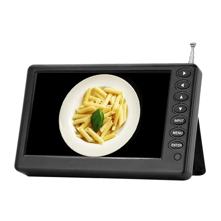 Hot Selling 5 Inch Mini LCD Portable Digital TV Player 1500mAh Car Home Television Player