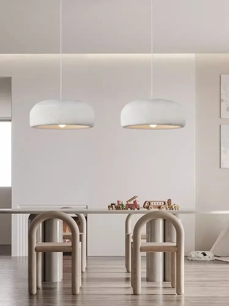 

Японские подвесные светильники Wabi Sabi для столовой, домашние украшения, нордическая Минималистичная Лофт Подвесная лампа, люстра, осветительные приборы