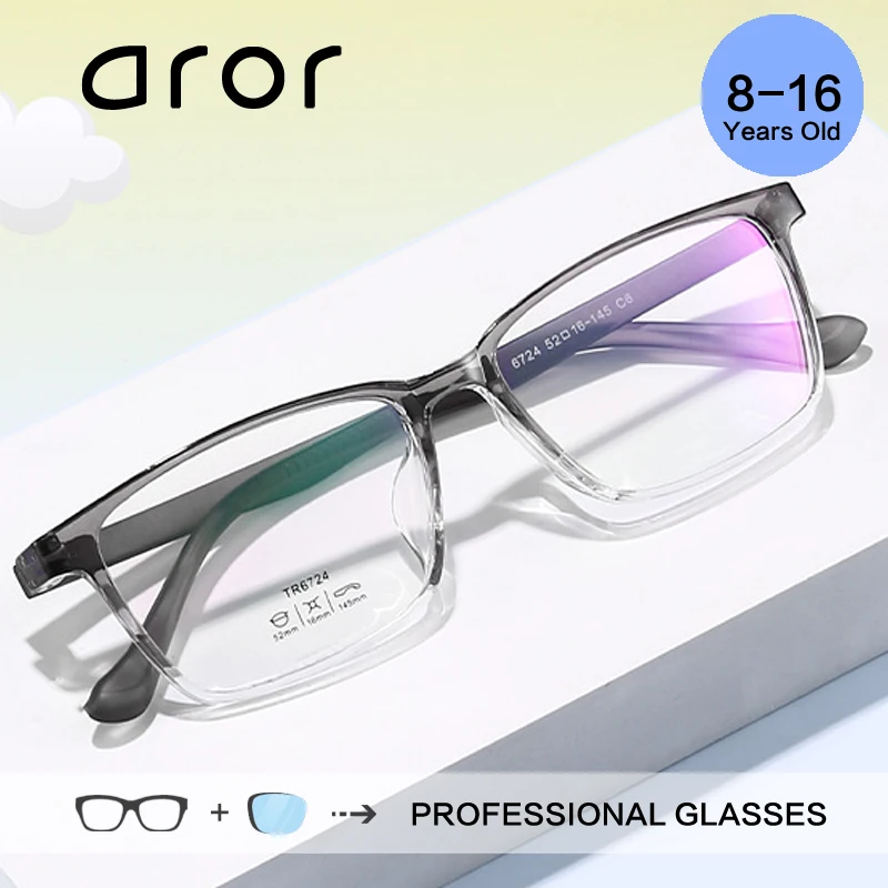 Fashionable Ultra Light TR Glasses Frame Comfortable Myopia Glasses Anti Blue Light Large Frame Face Display Small